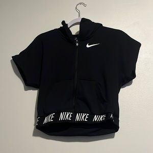 Womens nike sleeveless hoodie crop top
